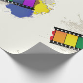 Kleurrijk Filmstrip Wrapping Papier