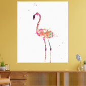 Kleurrijk Flamingo Print Art Gift Lover (Insitu (Woonkamer))