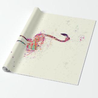 Kleurrijk Flamingo Print Art Gift Lover Cadeaupapier