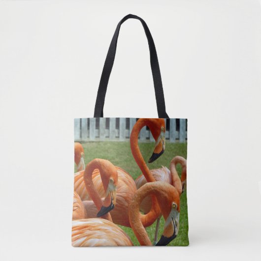 Kleurrijk flamingo'sCanvas tas (Voorkant)