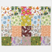 Kleurrijk Fleece Deken (Voorkant (Horizontaal))