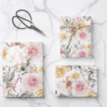 Kleurrijk flesje Botanische Waterverf Patroon Inpakpapier Vel<br><div class="desc">Kleurrijk bloemenpatroon van tuinbouwpapier</div>