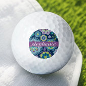 Kleurrijk flessenpatroon - Aangepaste naam Golfballen