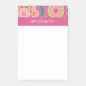 Kleurrijk flessenpatroon - Aangepaste naam Post-it® Notes (Voorkant)
