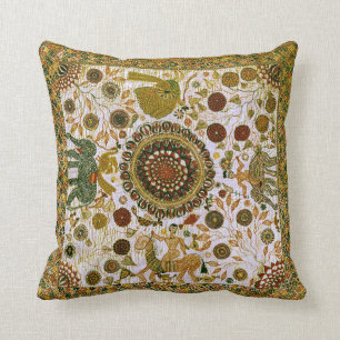  kleurrijk flessenpatroon voor bengaalse olifanten kussen