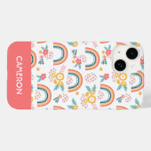 Kleurrijk flessenregenboogpatroon Case-Mate iPhone case (Achterkant (horizontaal))