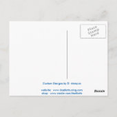 KLEURRIJK FLORA BRIEFKAART (Achterkant)