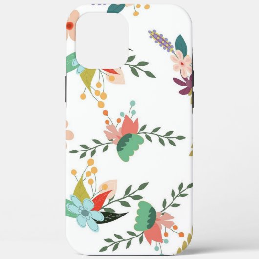 KLEURRIJK FLORAAL BOTANISCH PATROON Case-Mate iPhone CASE (Achterkant)