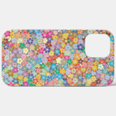 KLEURRIJK FLORAAL PATROON BOTANISCH Case-Mate iPhone CASE (Achterkant (horizontaal))