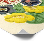  kleurrijk Floral Bouquet Wreath Art Poster (Hoek)