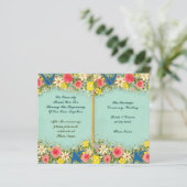 kleurrijk floral bruiloft (Staand voorkant)