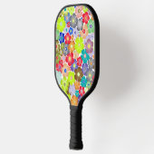 Kleurrijk Floral Design Pickleball Paddle (Links)