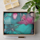 Kleurrijk Floral Ink Art Tissue Papier (Geschenk)