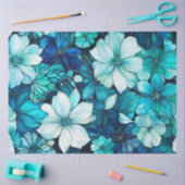 Kleurrijk Floral Ink Art Tissue Papier (Craft)