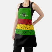 Kleurrijk | Floral | Monogram op maat Schort (Insitu)