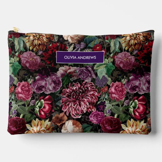 kleurrijk Floral monogrammed Etui (Voorkant)