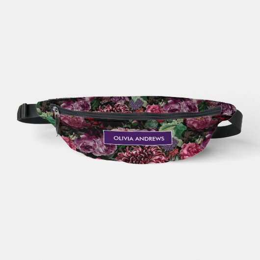 kleurrijk Floral monogrammed Heuptasje (Voorkant)