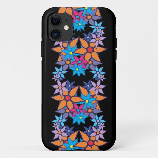 Kleurrijk Floral Patroon #4 Case-Mate iPhone Case (Achterkant)