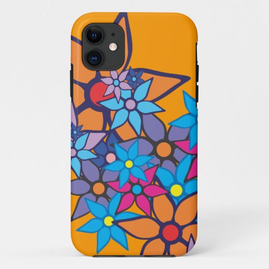 Kleurrijk Floral Pattern #10 Case-Mate iPhone Case (Achterkant)