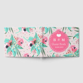Kleurrijk Floral Pattern - Gepersonaliseerd Guestb Gastenboek (Volledig)