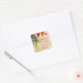 Kleurrijk Floral Product Label (Envelop)