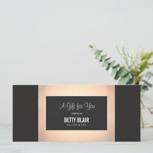 Kleurrijk Floral Salon & Spa Cadeaucertificaat (Staand voorkant)