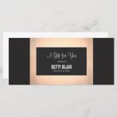 Kleurrijk Floral Salon & Spa Cadeaucertificaat (Voorkant / Achterkant)