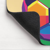 Kleurrijk football muismat (Hoek)