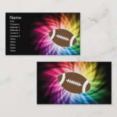 kleurrijk Football Visitekaartje (Voorkant / Achterkant)