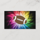 kleurrijk Football Visitekaartje (Achterkant)