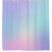 Kleurrijk formaat met roze en blauwe tinten douchegordijn (Voorkant)
