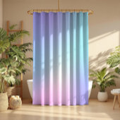 Kleurrijk formaat met roze en blauwe tinten douchegordijn