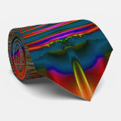 kleurrijk fractaal stropdas (Opgerold)