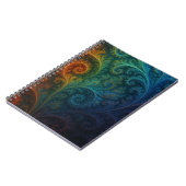 Kleurrijk Fractal Notitieboek (Linkerzijde)