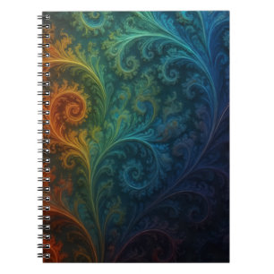 Kleurrijk Fractal Notitieboek