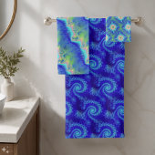 Kleurrijk Fractal Patroon Bad Handdoek
