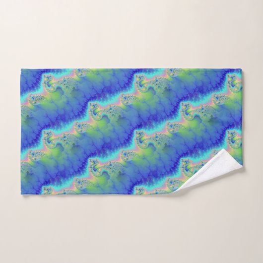 Kleurrijk Fractal Patroon Bad Handdoek (Handdoek)