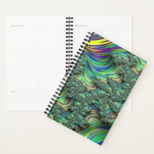 Kleurrijk Fractal Planner (Display)