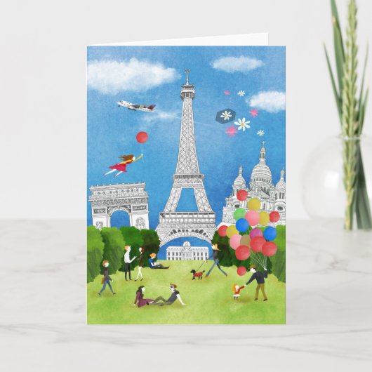 Kleurrijk Frankrijk Kaart (Voorkant)