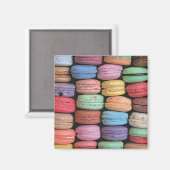 Kleurrijk Frans Macaron Patroon Magneet (Voorkant / Achterkant)