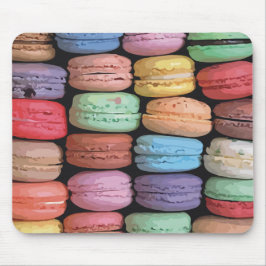 Kleurrijk Frans Macaron Patroon Muismat