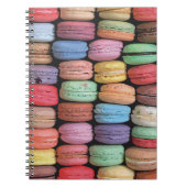 Kleurrijk Frans Macaron Patroon Notitieboek (Voorkant)
