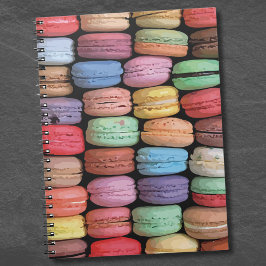 Kleurrijk Frans Macaron Patroon Notitieboek