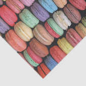 Kleurrijk Frans Macaron Patroon Tissuepapier (Detail)