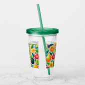 Kleurrijk fruit acryl drinkbeker (Links)