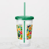 Kleurrijk fruit acryl drinkbeker (Rechts)