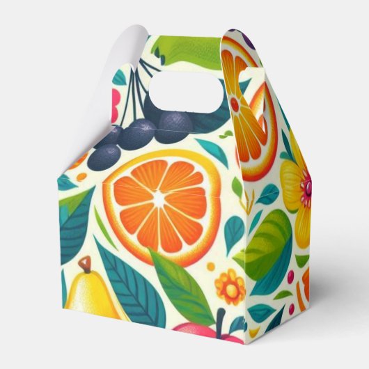 Kleurrijk fruit bedankdoosjes (Achterkant)