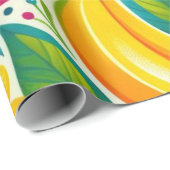 Kleurrijk fruit cadeaupapier (Rol Hoek)