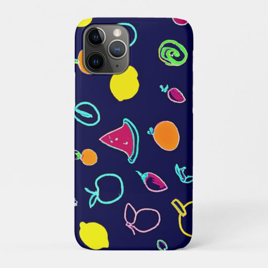 Kleurrijk Fruit Fantasia Design Case-Mate iPhone Case (Achterkant)