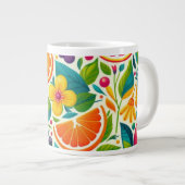 Kleurrijk fruit grote koffiekop (Voorkant rechts)